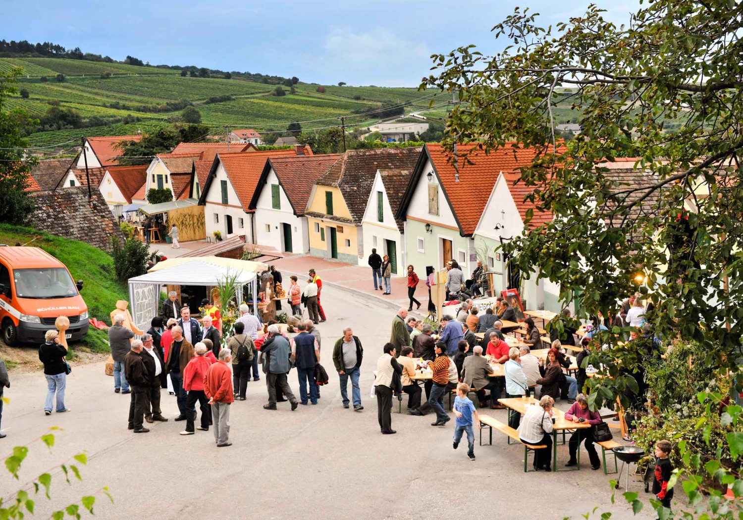 Kellergassenfest im Weinviertel